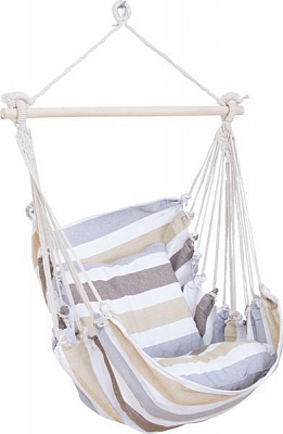 Кресло-гамак UP! (Underprice) с подушками 100x130 см коричневый 