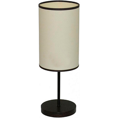 Настольная лампа декоративная Геотон ННБ 02-60-985 Пико 1x60 Вт E27 черный/беж 47896 