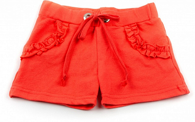 Шорты для девочек Маленькие люди р.104 оранжевый 