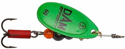 Блесна DAM Effzett Fluo 10 г green
