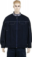 Куртка робоча Торнадо Фаворит на зріст 5/6 р. 48-50 синій із сірими вставками