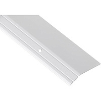 Профіль алюмінієвий Braz Line рифлений з отворами 20x58,9x2700 мм срібло