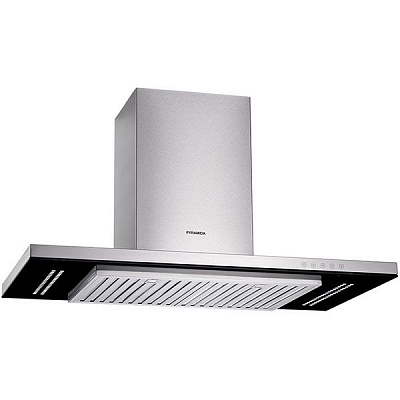 Вытяжка Pyramida HEF 22 inox/black 90 см