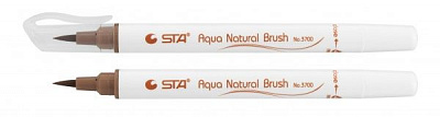 Маркер акварельний STA пензлик AQUA NATURAL BRUSH STA3700-49 горіховий