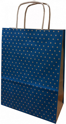 Пакет паперовий крафтовий 34x12x26 см Happycom International