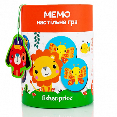 Игра настольная Vladi Toys Fisher Price Мемо в тубусе VT2910-04
