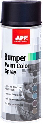 Фарба аерозольна Bumper Paint Color Spray APP 400 мл 210406 темно сіра