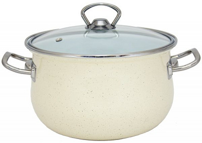 Каструля з кришкою 6,5 л 24 см Cream 6367516 Infinity