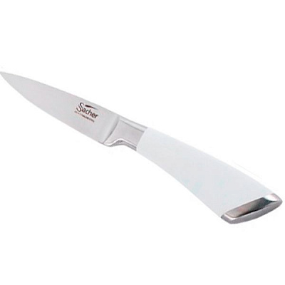 Нож для овощей Sacher белый 8 см
