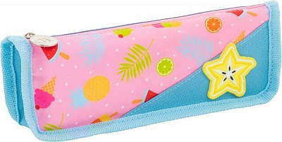 Пенал 20,5х7х4 см CF86695-01 Cool For School голубой с рисунком
