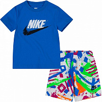 Комплект детской одежды Nike B NSW THRILL TEE SHORT SET 86J176-001 р. 5 красный