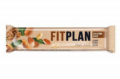 Батончик Vale мюслі з горіхом Fitness Plan 30 г
