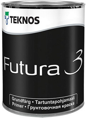 Ґрунт-емаль TEKNOS Futura 3 глибокий мат 2,7л 4,13кг