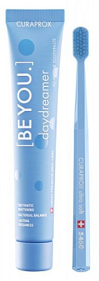 Набір CURAPROX Зубна паста+щітка BE YOU Blue 90 мл