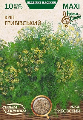 Насіння Семена Украины кріп Грибівський 10 г