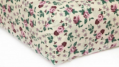 Простынь Роза на резинке 145x215 см разноцветный Прованс 