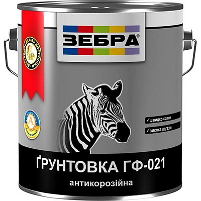 Грунт Зебра ГФ-021 белый 0.9 кг