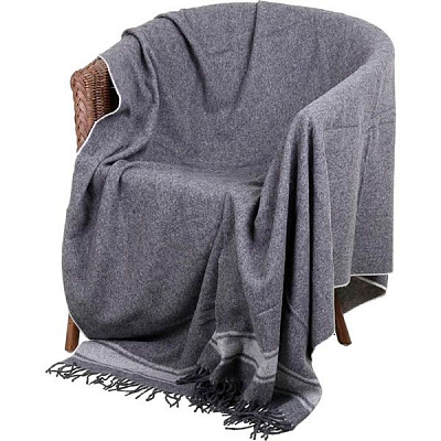 Плед Cashmere 140x200 см світло-сірий La Nuit