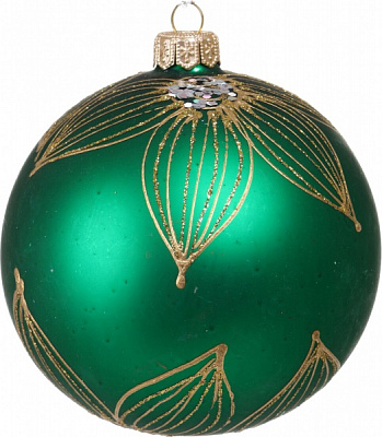 Куля новорічна Декор-престиж d 100 мм в асортименті