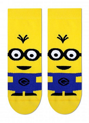 Шкарпетки жіночі Брестские 1124 Minions (середньої довжини) 308 р. 25 жовтий 1 пар