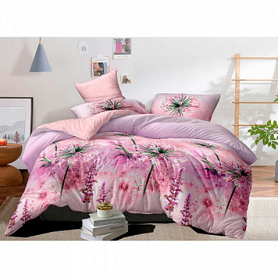 Комплект постільної білизни Luchita євро різнокольоровий принт