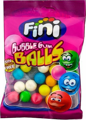 Конфеты жевательные Fini Конфеты жевательные Fini - резинки шарики (22292451) 100 г