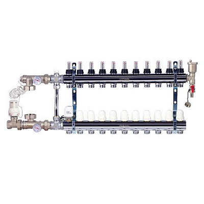 Комплект FADO S.r.l для підключення системи «тепла підлога» 11 виходів SEN11