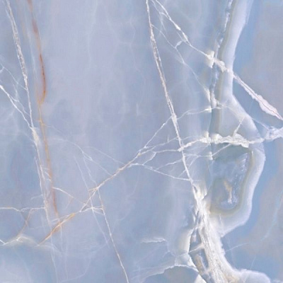Плитка Golden Tile Onyx Blue голубая 7А3590 604х604 мм