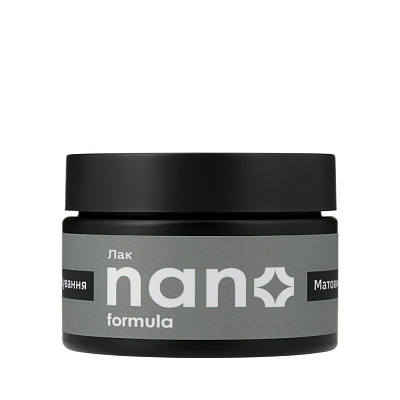 Лак матовий для гладкої шкіри Nano Formula 100 мл