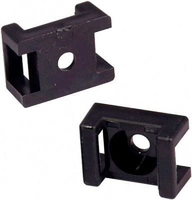 Площадка для стяжки під дюбель Другое 50 шт. чорний