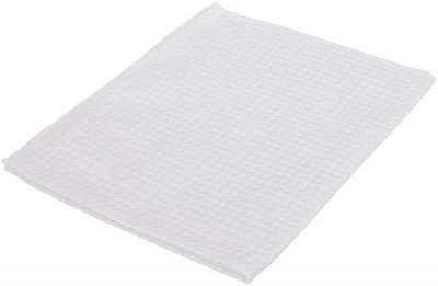 Рушник вафельний 45x60 см білий Домашній текстиль