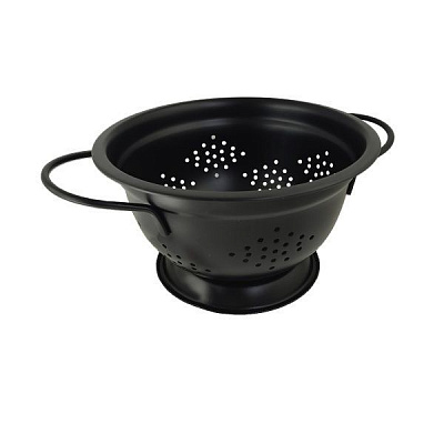 Друшляк з ручками 22 см чорний 29816 Fackelmann