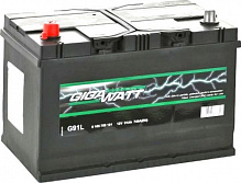 Аккумулятор автомобильный GIGAWATT 91А B