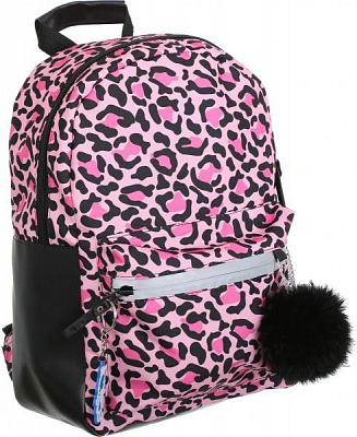 Рюкзак Bagland Леопард розовый