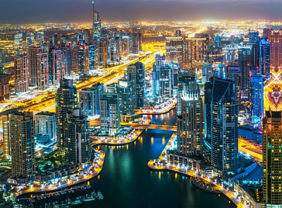 Репродукция Дубаи панорама 60x80 см Арт Фемелі 