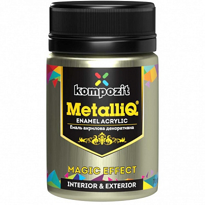Декоративная краска Kompozit акриловая MetalliQ жемчуг 0,07кг