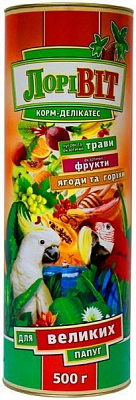 Корм Лорі ВІТ делікатес для великих папуг 500 г
