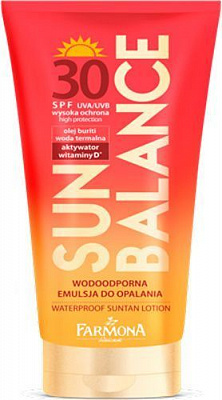Лосьон для загара Farmona Sun Balance Солнцезащитный водостойкий SPF 30 150 мл