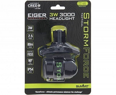 Фонарь SUMMIT REGENT INTERNATIONAL LTD НАЛОБНЫЙ STORMFORCE EIGER CREE FOCUS 3 ВТ