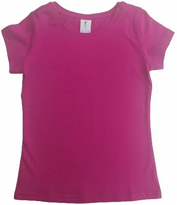 Футболка для девочек Роза 210118 р.116 малиновый 