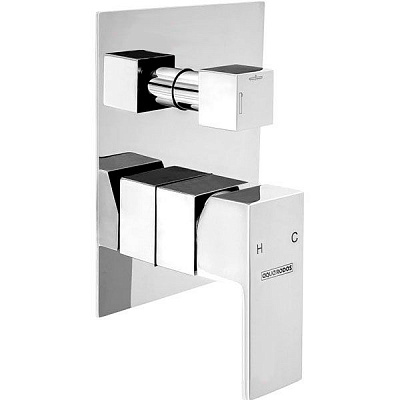 Смеситель для ванны Aqua Rodos AF-L3B038CP Avalon с переключателем