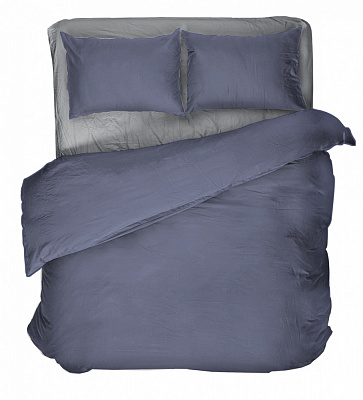 Комплект постільної білизни DEEP COBALT сімейний синій UP! (Underprice)