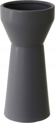 Ваза керамическая серая Cartagena 28х13,5х13,5 см