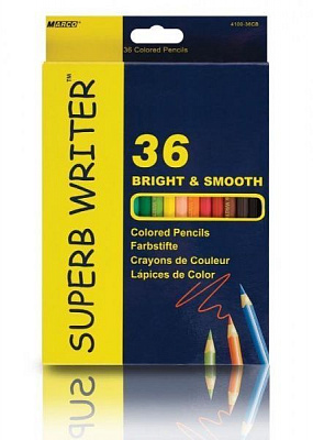 Олівці кольорові Superb Writer 36 шт. 4100-36CB Marco