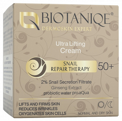 Крем-лифтинг для лица день-ночь Maurisse Biotaniqe Snail Repair Therapy 50+ 50 мл