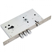 Дверной замок входной Mottura DP58171000 матовый никель