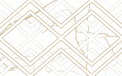 Плитка Golden Tile WILNO білий Geometria WN0151 25x40 см