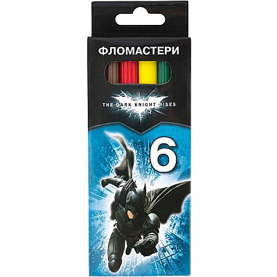 Фломастеры Batman BN07130 6 шт