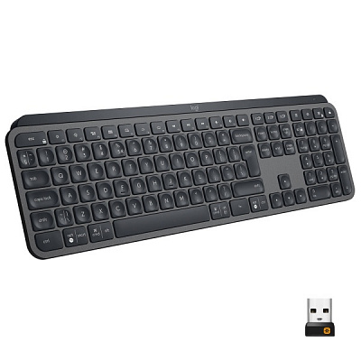 Клавіатура Logitech MX Keys Advanced Wireless Illuminated (L920-009415) graphite