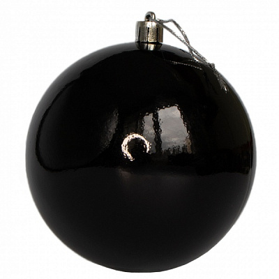 Куля новорічна Девілон 100 мм чорний 250621